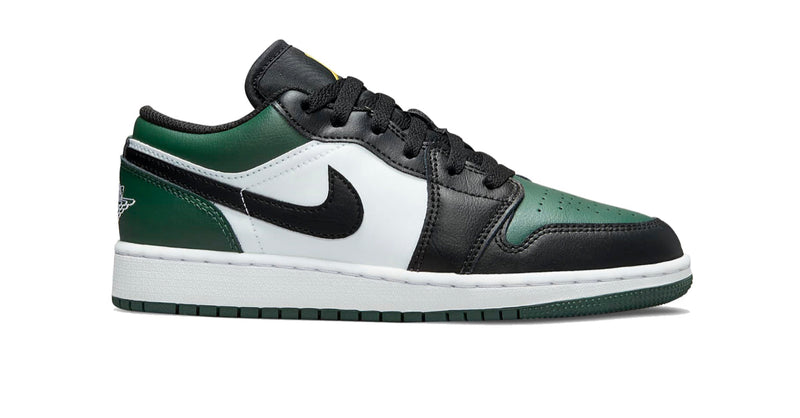 jordan 1 green black low