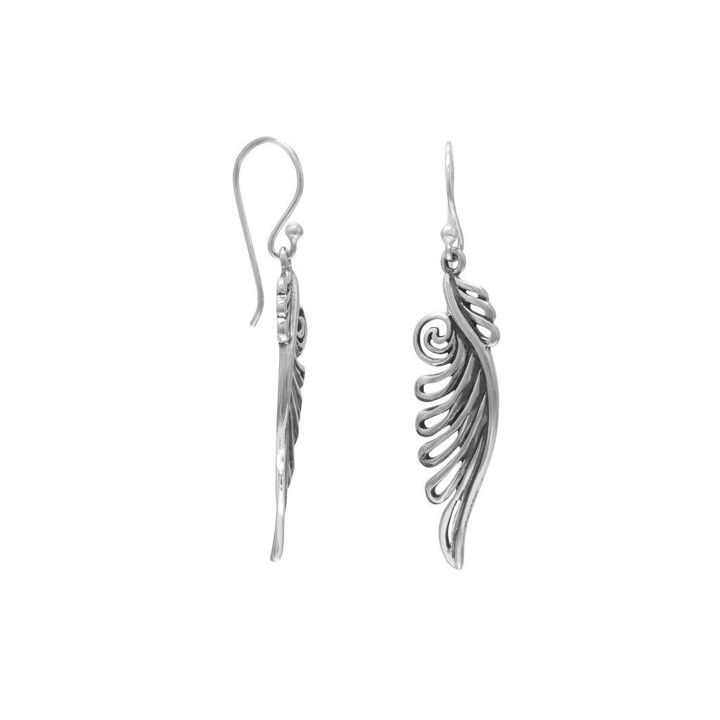 Ornate Angel Wing Earrings