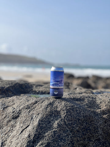 Barnoon Belgian Dubbel - Cornish beer at the beach