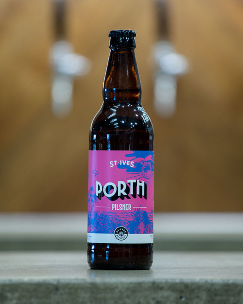 Bottle of Porth Pilsner