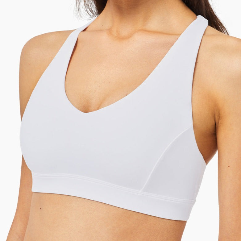 Se Nordic-wellness Racerback Sports-BH - White - M hos Nordic-wellness