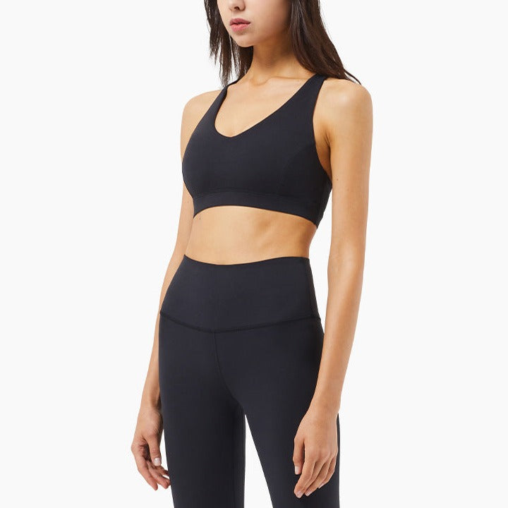 Se Nordic-wellness Racerback Sports-BH - Black - L hos Nordic-wellness