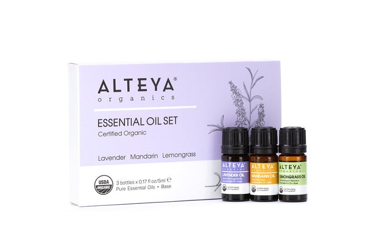 Se Alteya Organics - Økologisk essentielle olier gaveæske, Pure Indulgence hos Nordic-wellness