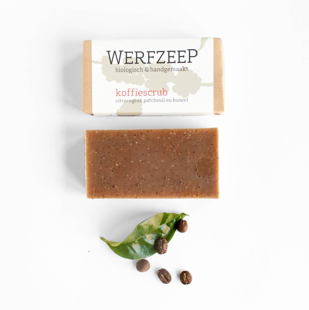 Werfzeep- Naturlig og økologisk bodyscrub med kaffe, 100 gram