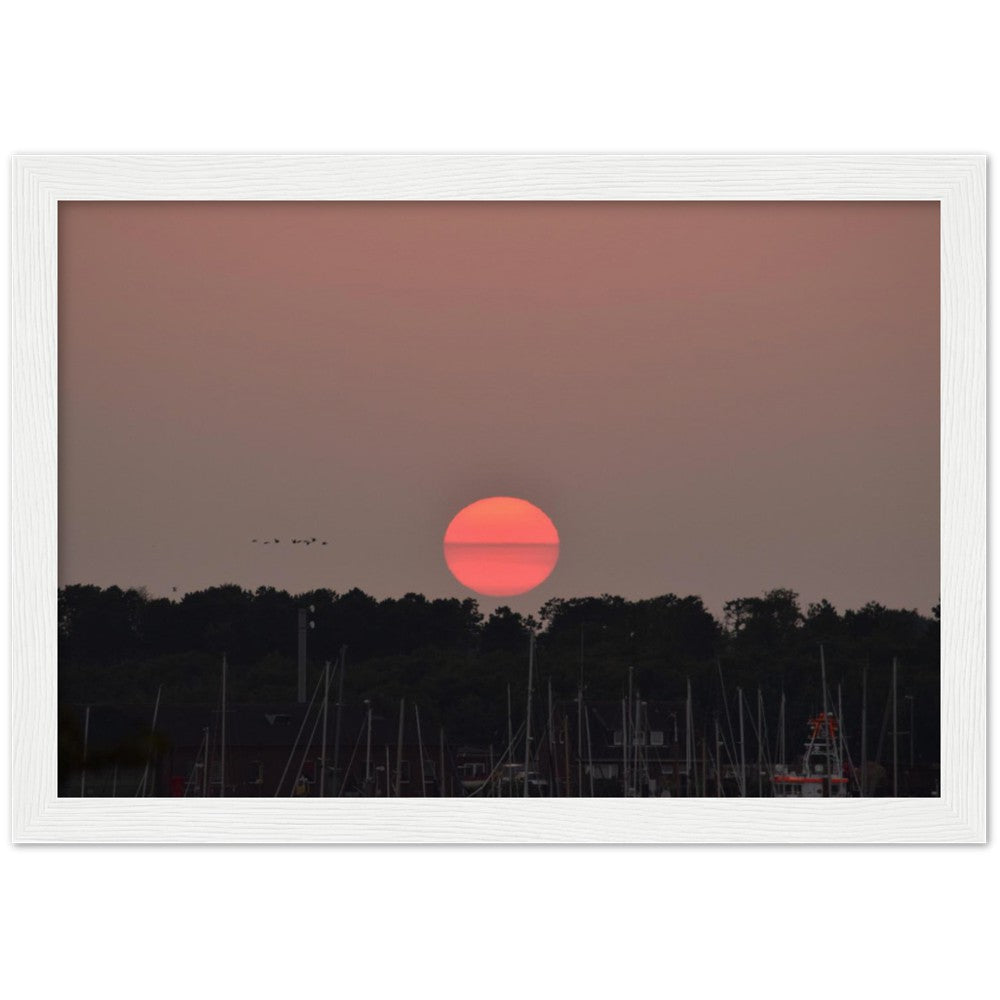 Roter Sonnenuntergang - augenblickk