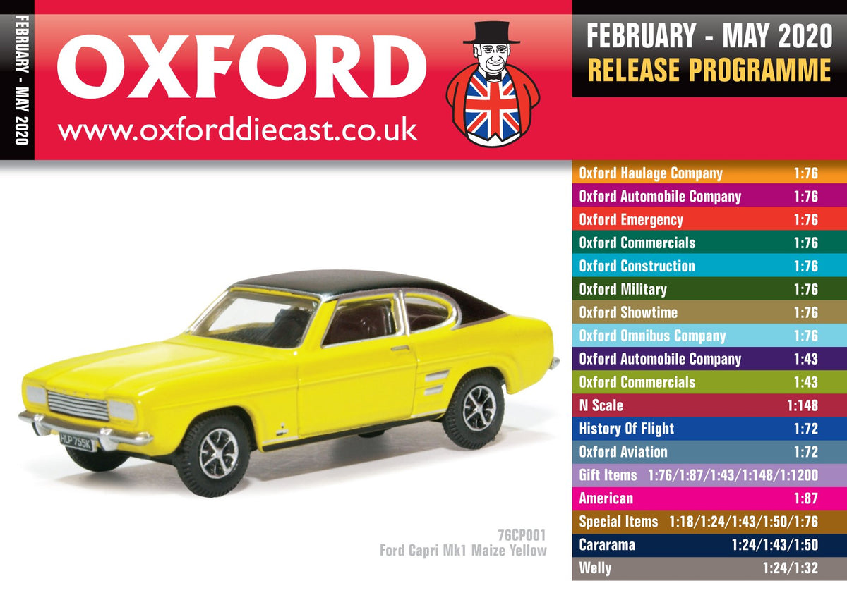 oxford diecast models catalogue