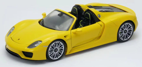 1:18 Scale Model Vehicle in yellow