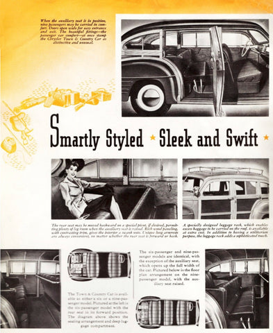 Chrysler Town and Country Woody Wagon Brochure 2