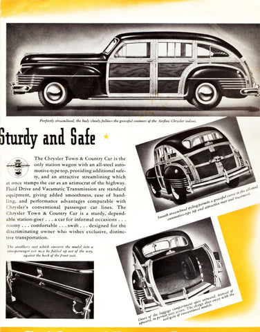 Chrysler Town and Country Woody Wagon Brochure 3