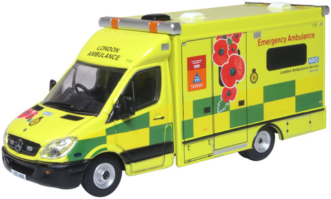 Oxford Diecast - Remembrance Sunday 2021 Ambulance
