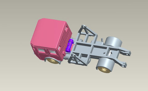 Shelvoke CAD chassis Oxford Diecast