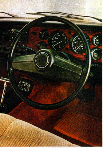 Ford Capri Ghia MK2 - centre console with quartz clock!