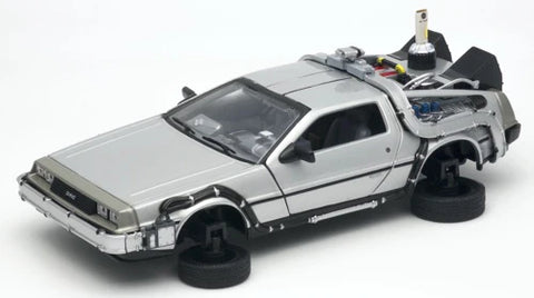 DeLorean Time Machine Model Car from the 2nd film