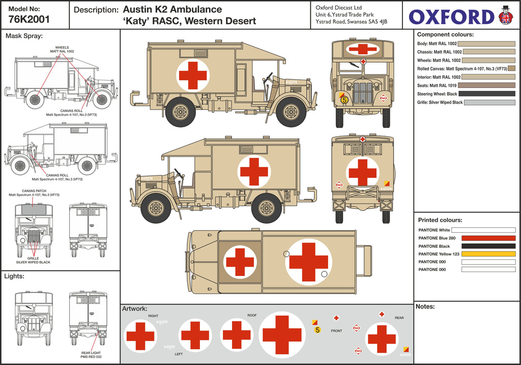 Oxford Diecast 76K2001 Design Cell