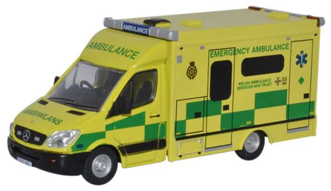 Oxford Diecast Welsh Ambulance - 1-76 Scale