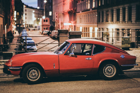 Porsche Model Car in red