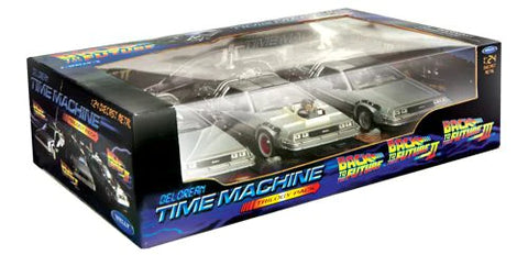 Trilogy DeLorean Time Machine model car