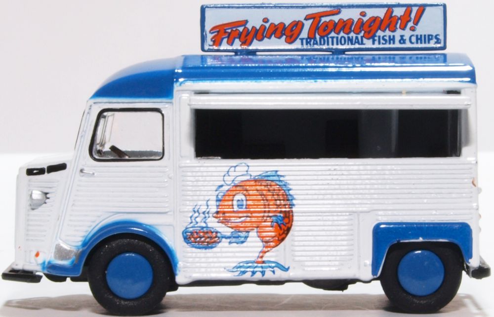 OXFORD DIECAST 1:76 Scale Citroen H Catering Van Fish & Chips — Oxford