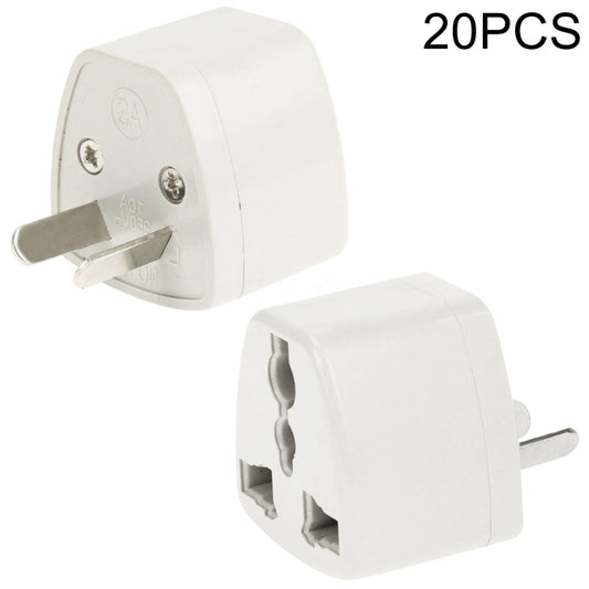 20 PCS Plug Adapter, Travel Power Adaptor with AU Socket Plug - Consumer Electronics by Bonzi | Online Shopping South Africa | Bonzi