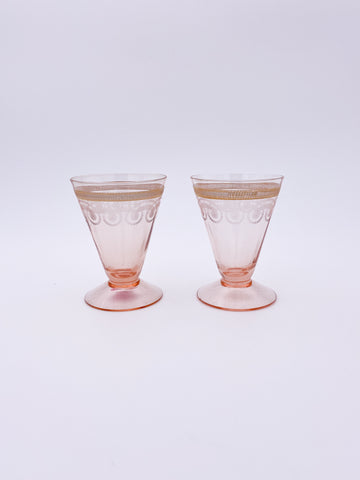 Set of 2 Small Iridescent Wine Glasses – Objects Inanimate