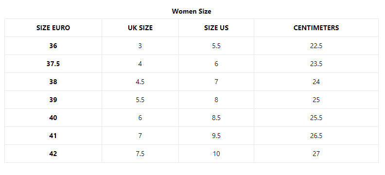 Size Guide – Ohpairpk