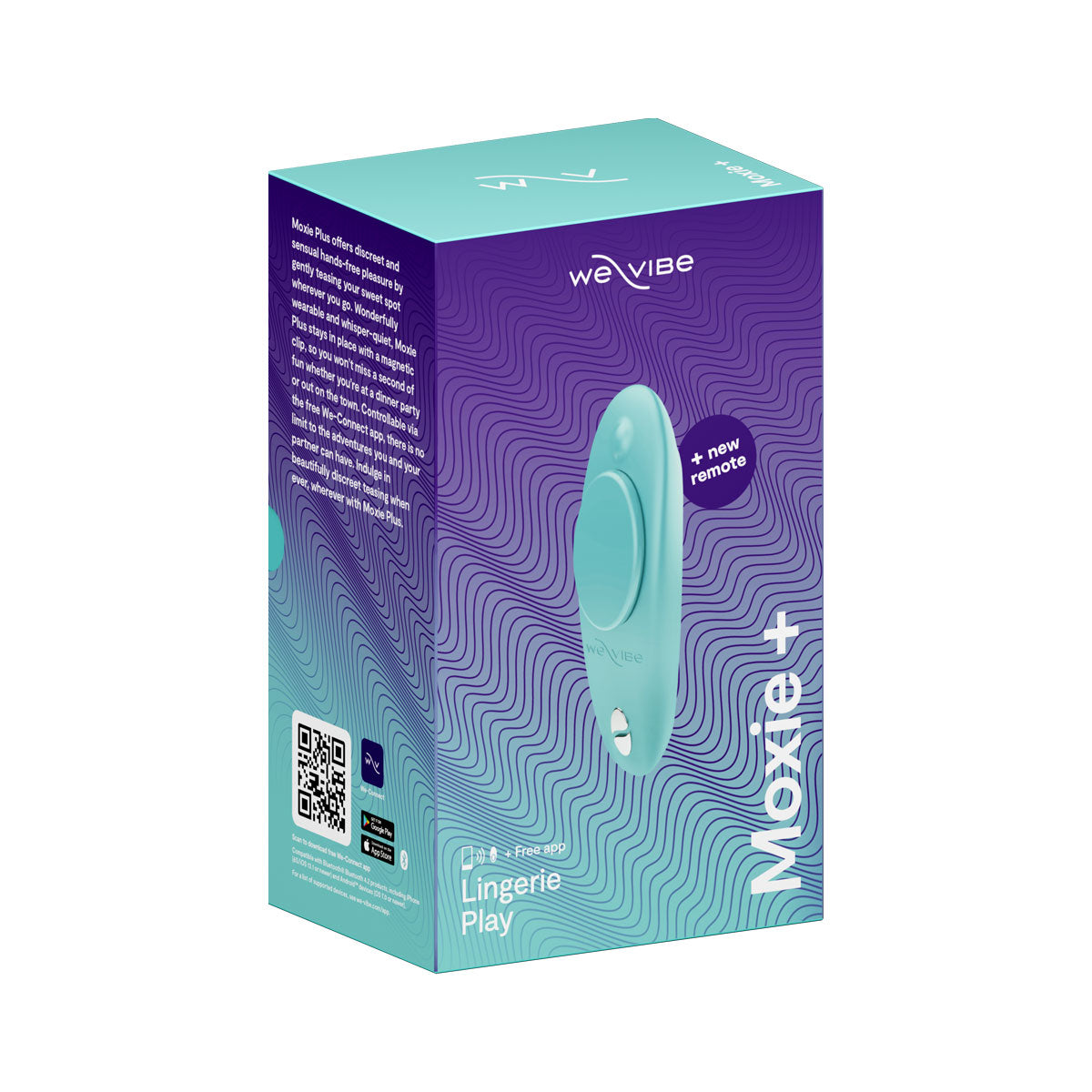 We-Vibe Moxie+ - Wearable Clitoral Vibrator – Aqua