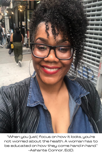 Ashante Connor rocks some gorgeous curls and reminds that healthy hair is beautiful hair