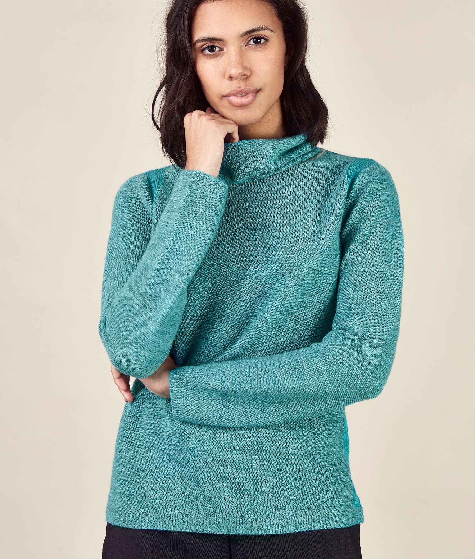 Links Alpaca Turtleneck Sweater – Sol Alpaca USA