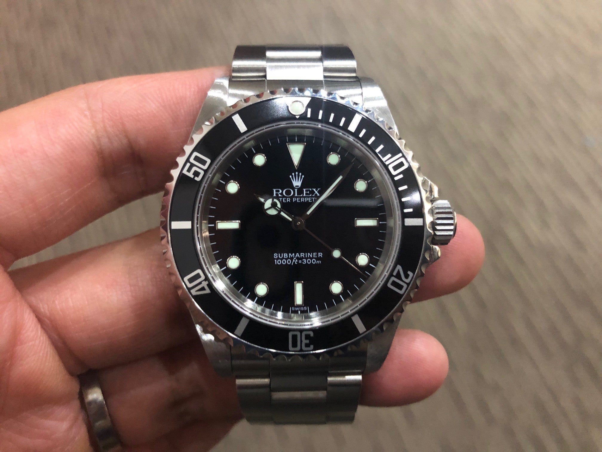 rolex submariner two liner