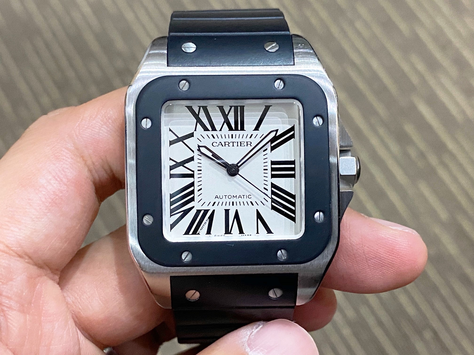 Pre Owned- Cartier Santos 100 Large 