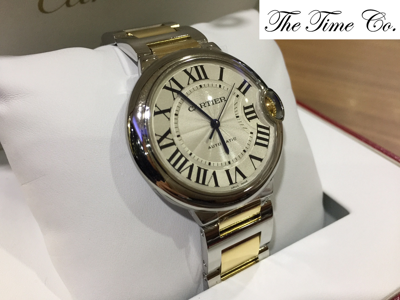 -SOLD- Cartier Ballon Bleu 36mm Automatic W2BB0012 | The Time Co.