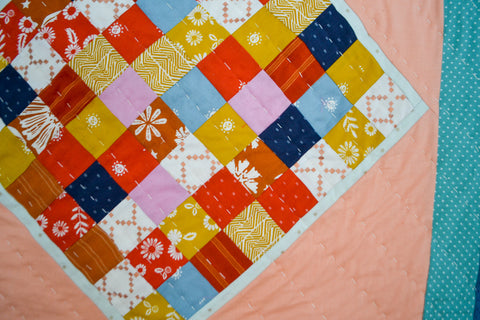 Squares and More to GO! Baby Quilt Pattern