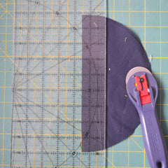 Make sure to measure your fabric carefully so it is cut exactly.