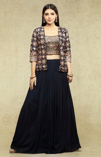 Buy Jacket Lehenga Choli Online | Saree.com