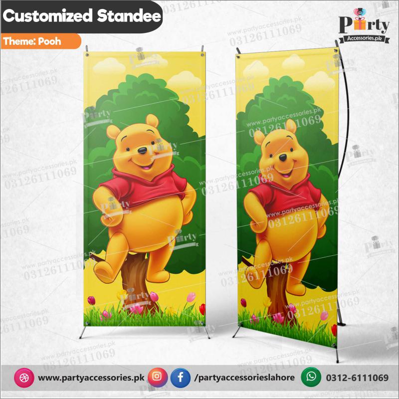 Customized Welcome Standee for Pooh theme birthday party