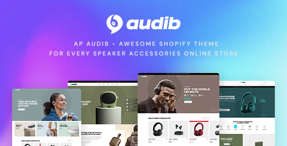 Ap Audib - Speaker Audio Gears Shopify Theme - 1