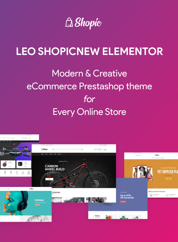 Leo Shopicnew Elementor - Prestashop 1.8 Theme For Every Online Store
