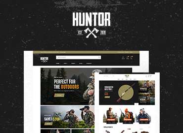 Leo Huntor - Hunting & Outdoor Gear Store Prestashop Theme 