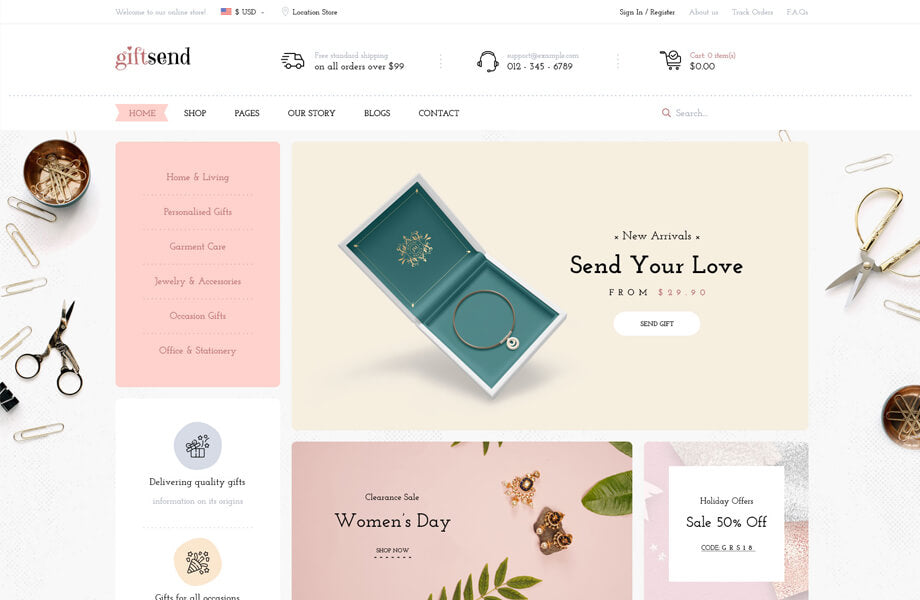 Leo Giftsend - Gifts and Souvenirs Prestashop Theme