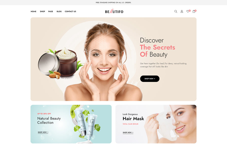 Leo Beautifo - Beauty Cosmetics Shop Prestashop Theme