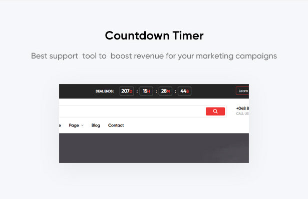 Countdown Timer  Best support  tool to  boost revenue for your marketing campaigns