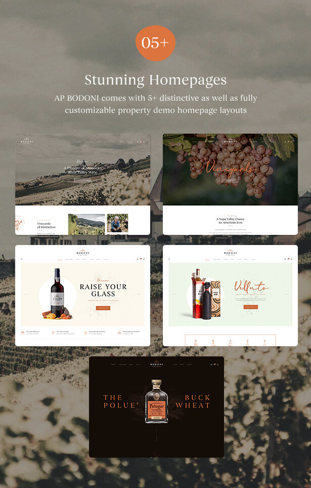 05+ Stunning Homepages