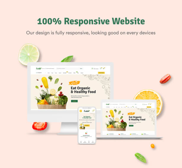 100% Responsive Website