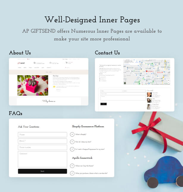  Well-designed inner pages