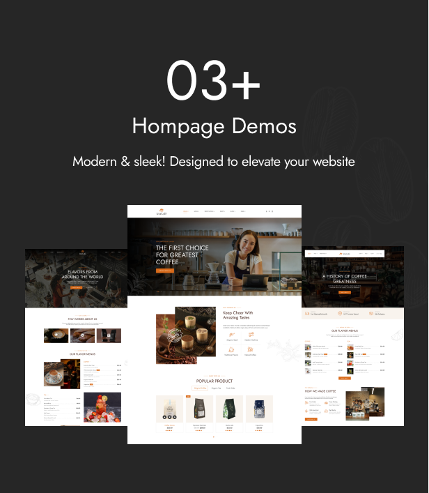 03+ Homepage Demos