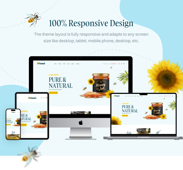 100% responsive design