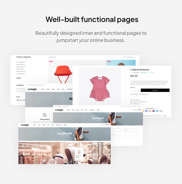 Well-built functional pages