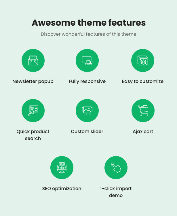 Awesome theme features