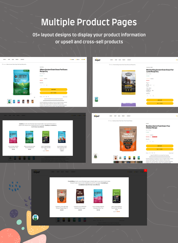 Multiple Product Pages 