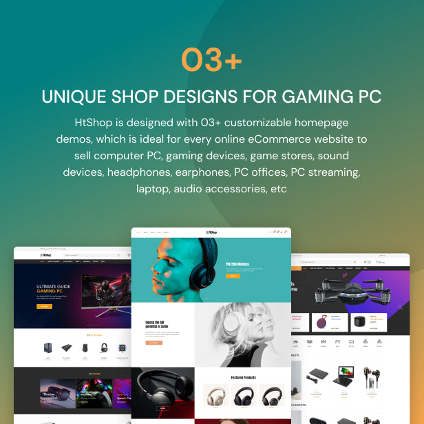 03+ Unique Shop Designs for Gaming PC